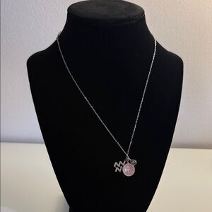 Swarovski Silver-Tone Aquarius Zodiac Pendant Necklace